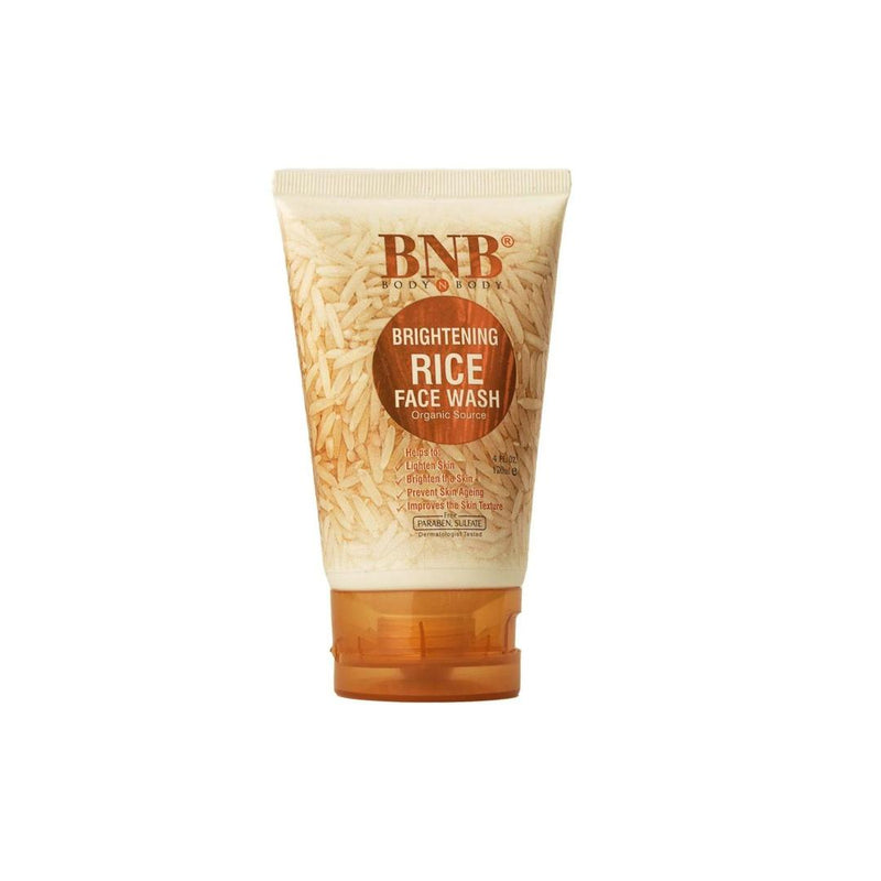Brightening Exfoliator Face Wash with Vegan Rice Milk BNB Face Wash Rice or Tea Tree