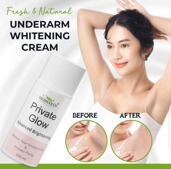 Underarms Whitening Cream - 100ml with Brightening and Whitening Features