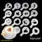 Plastic Coffee Stencils, Pack Of 16