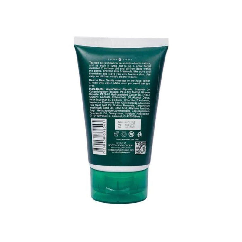 Brightening Exfoliator Face Wash with Vegan Rice Milk BNB Face Wash Rice or Tea Tree
